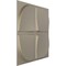 Ekena Millwork 19 5/8in. W x 19 5/8in. H Franklin EnduraWall Decorative 3D Wall Panel Covers 2.67 Sq. Ft. WP20X20FRCSV - alternate 4
